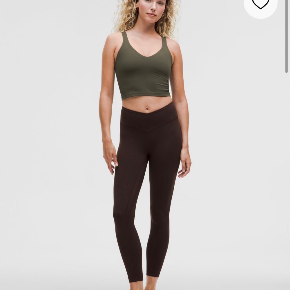 NWT Lululemon Olive Green Align Tank Top - Picture 2 of 8